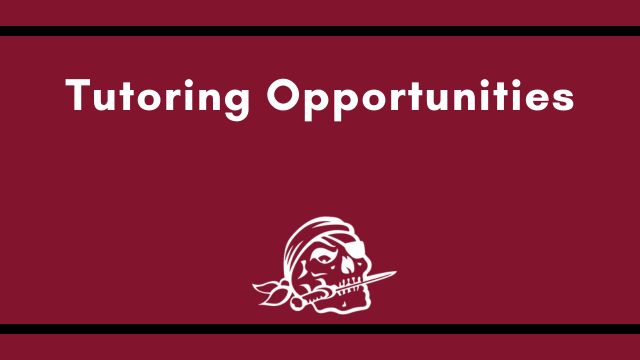  Tutoring Opportunities